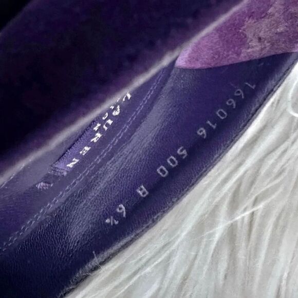 RALPH LAUREN COLLECTION | Purple Label Suede Pumps Heels Shoes Italy | Size 6.5 - Picture 9 of 9